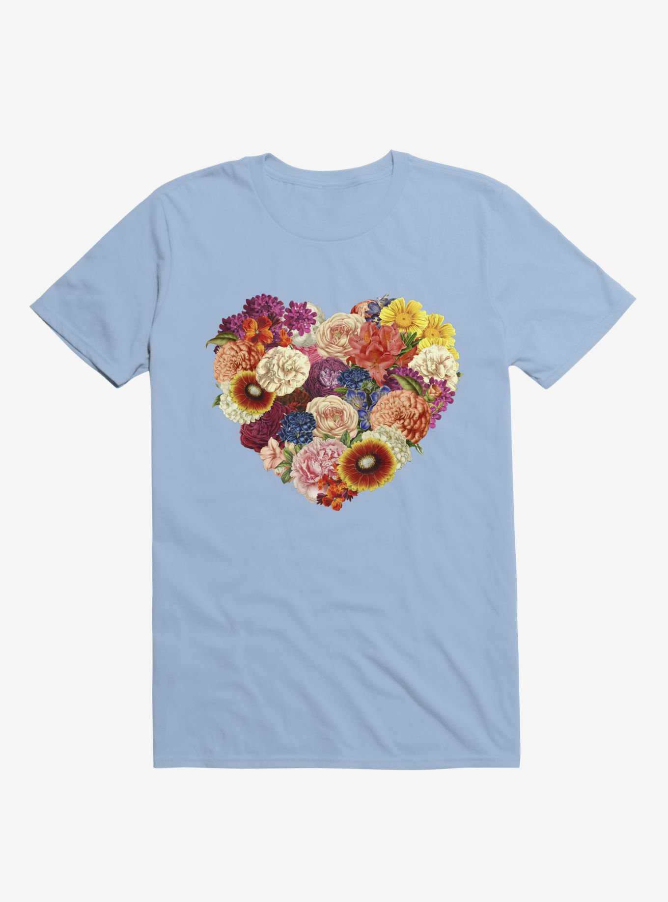 Blooming Love Light Blue T-Shirt, , hi-res