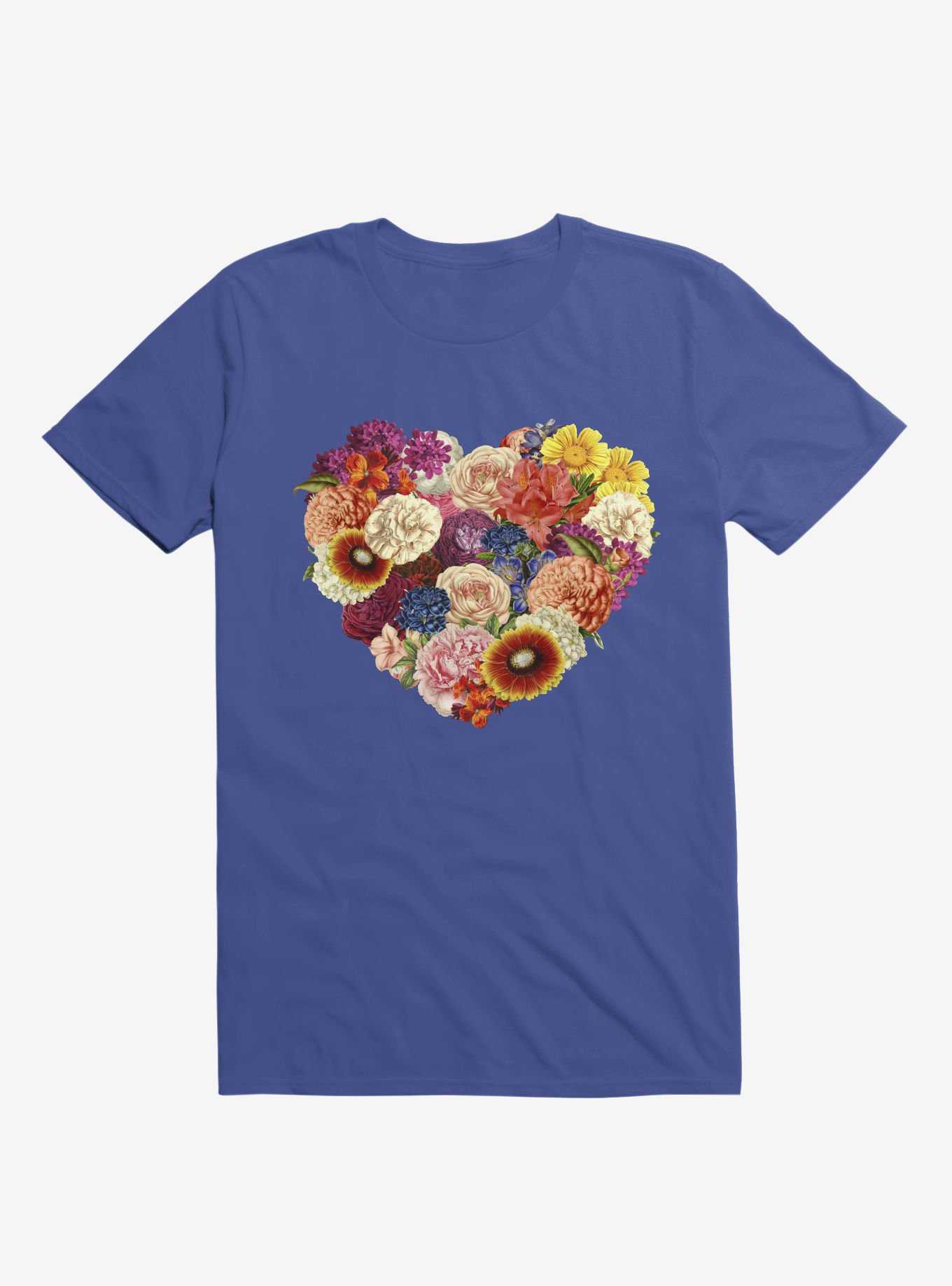 Blooming Love Royal Blue T-Shirt, , hi-res