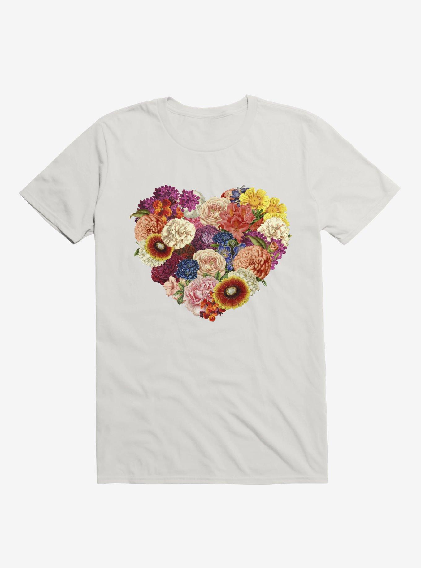 Blooming Love White T-Shirt, WHITE, hi-res