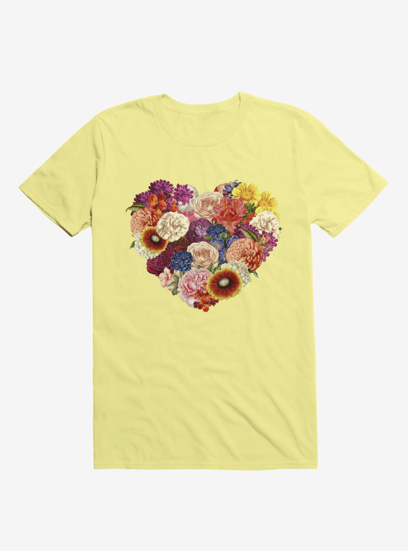 Blooming Love Corn Silk Yellow T-Shirt, CORN SILK, hi-res