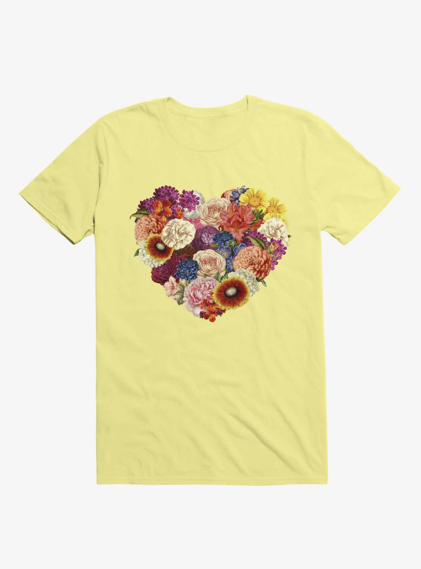 Blooming Love Corn Silk Yellow T-Shirt, , hi-res