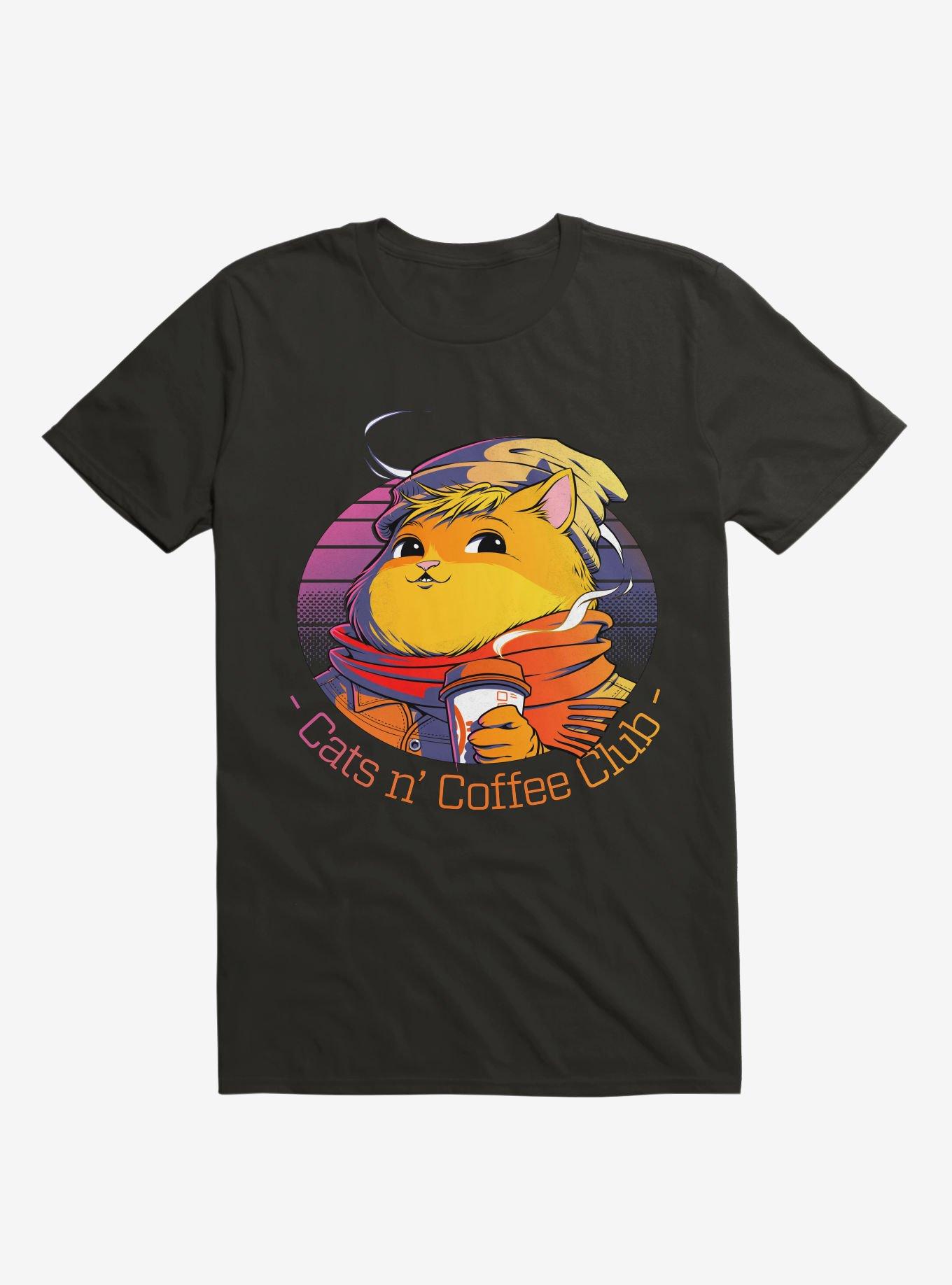 Hipster Cat T-Shirt, BLACK, hi-res