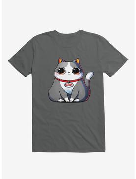 Satan Cat Charcoal Grey T-Shirt, , hi-res