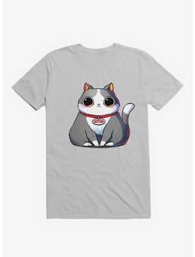 Satan Cat Ice Grey T-Shirt, , hi-res