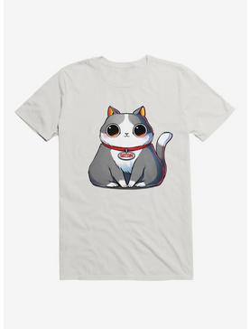 Satan Cat White T-Shirt, , hi-res