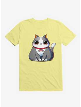 Satan Cat Corn Silk Yellow T-Shirt, , hi-res