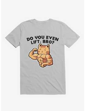 Do You Even Lift, Bro? Cat Ice Grey T-Shirt, , hi-res