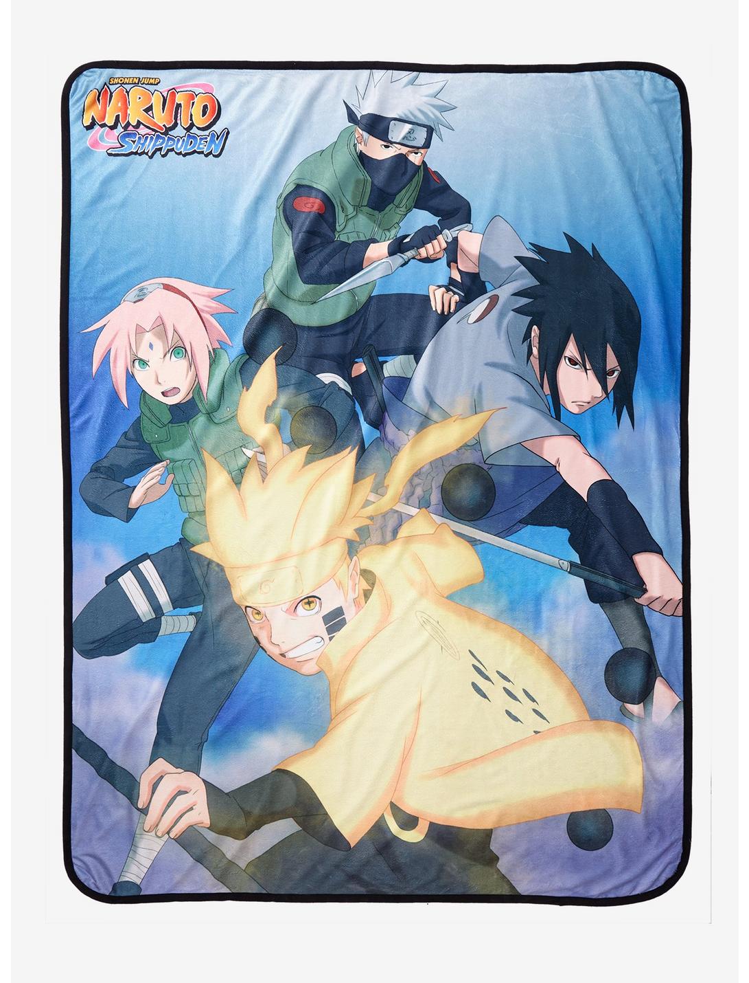 Naruto Shippuden Team 7 Throw Blanket, , hi-res