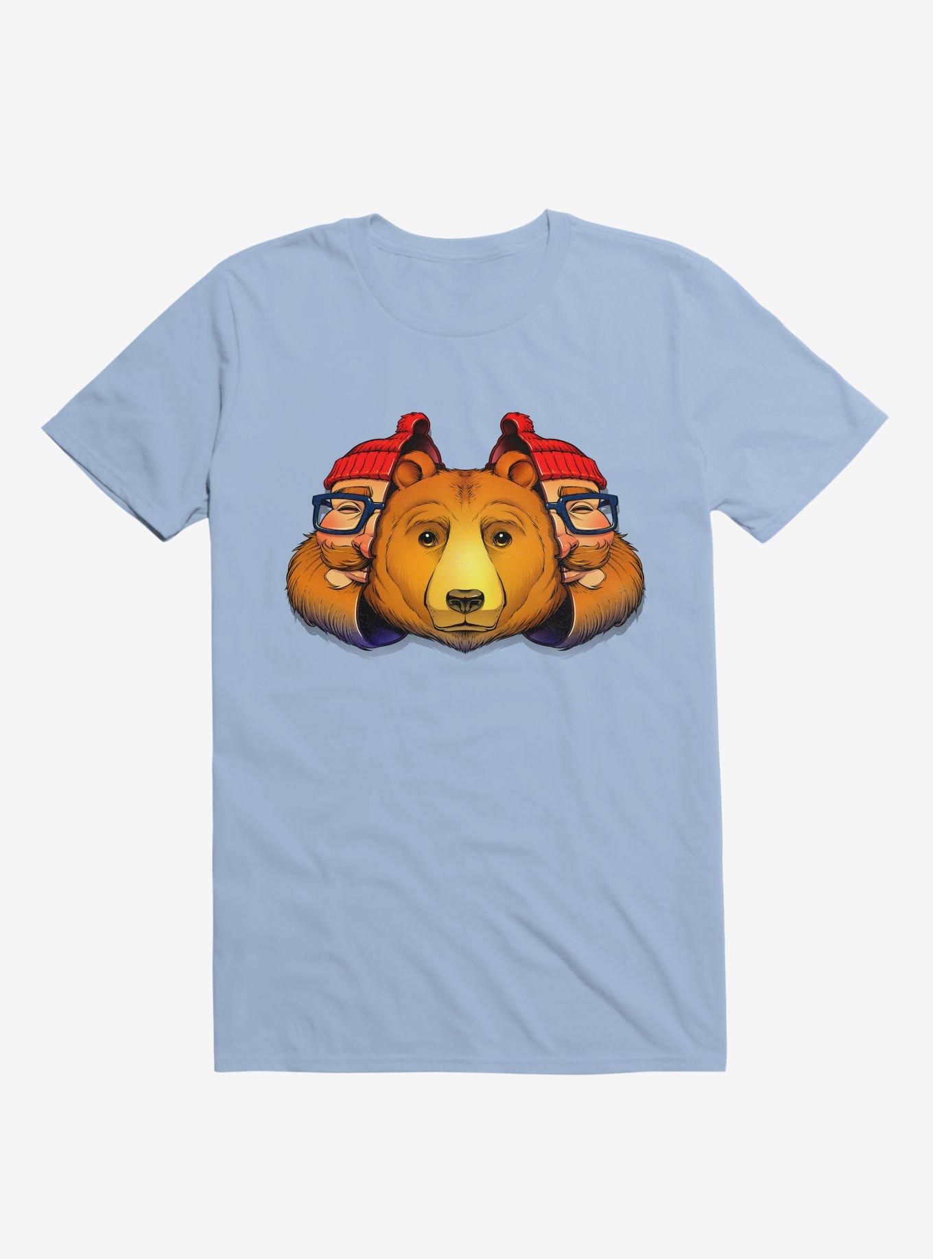 Bear Inside Light Blue T-Shirt, , hi-res