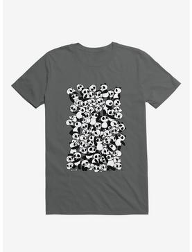 Dia De Los Muertos Panda Party Charcoal Grey T-Shirt, , hi-res