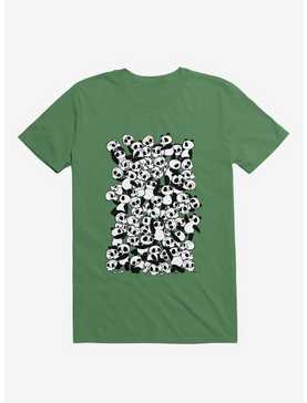 Dia De Los Muertos Panda Party Kelly Green T-Shirt, , hi-res