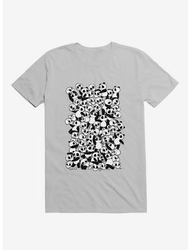 Dia De Los Muertos Panda Party Ice Grey T-Shirt, , hi-res