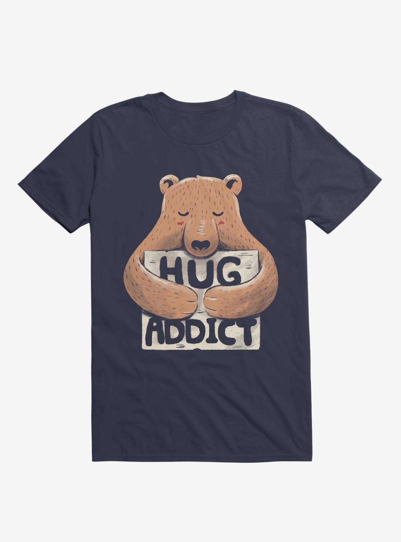 Hug Addict T-Shirt, NAVY, hi-res