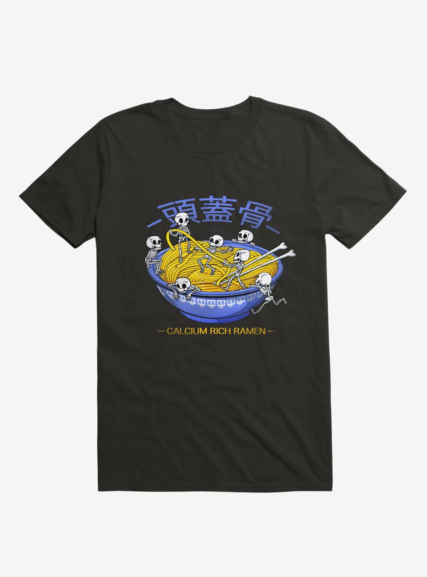 Kawaii Skeleton T-Shirt, BLACK, hi-res
