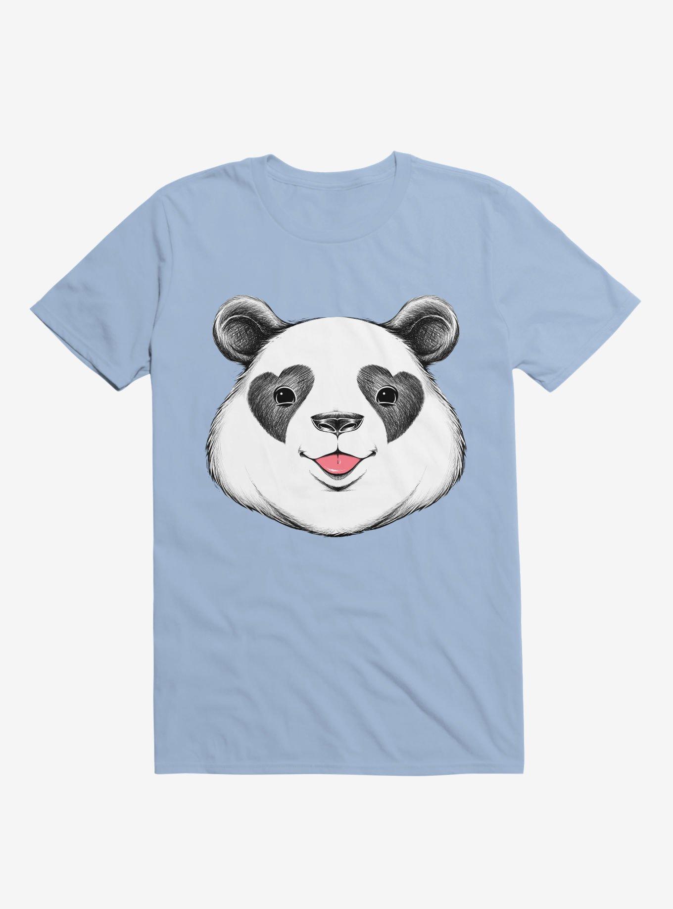 Panda Love T-Shirt, LIGHT BLUE, hi-res