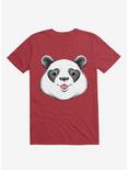 Panda Love T-Shirt, RED, hi-res