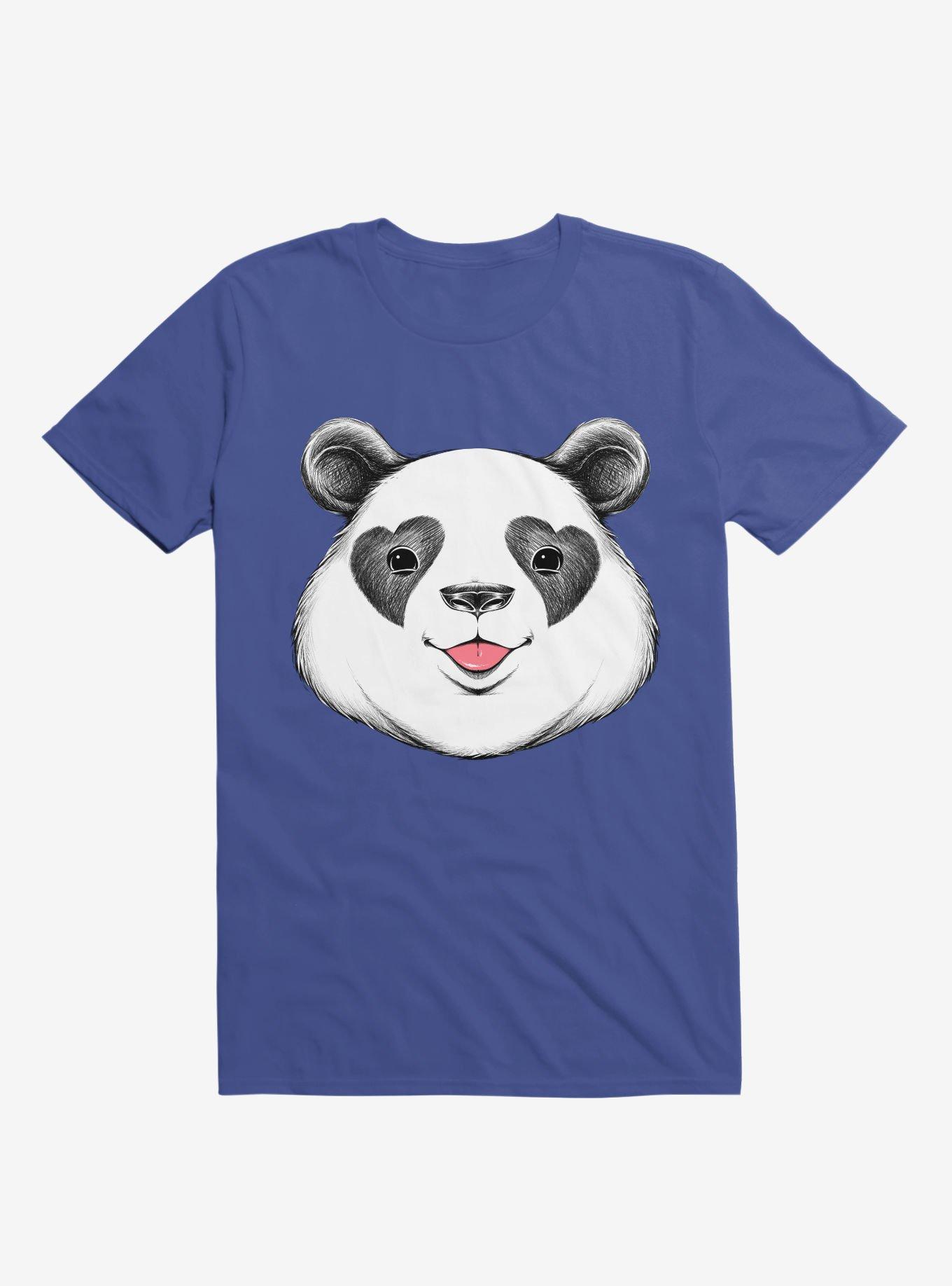 Panda Love T-Shirt, ROYAL, hi-res