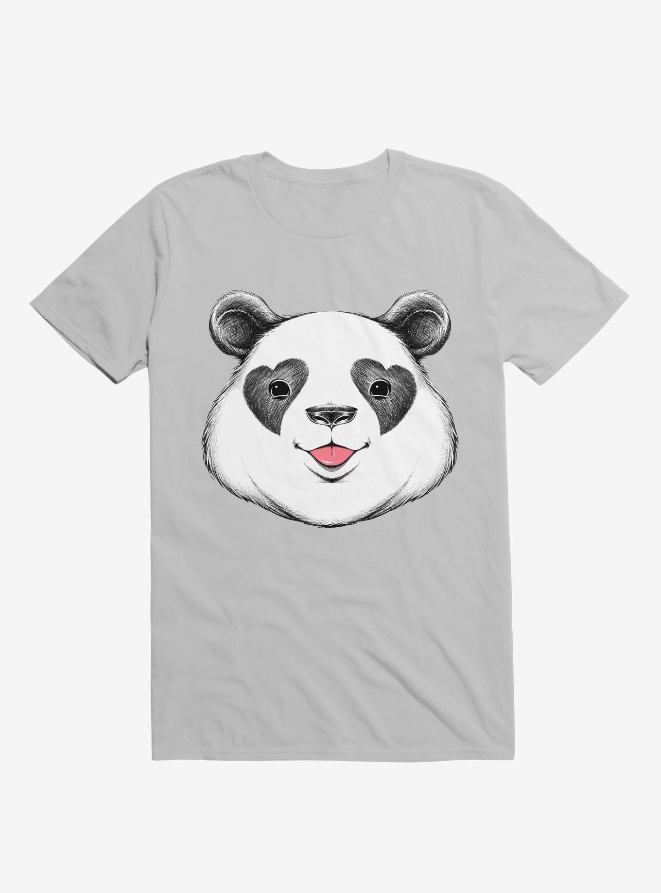 Panda Love T-Shirt, ICE GREY, hi-res