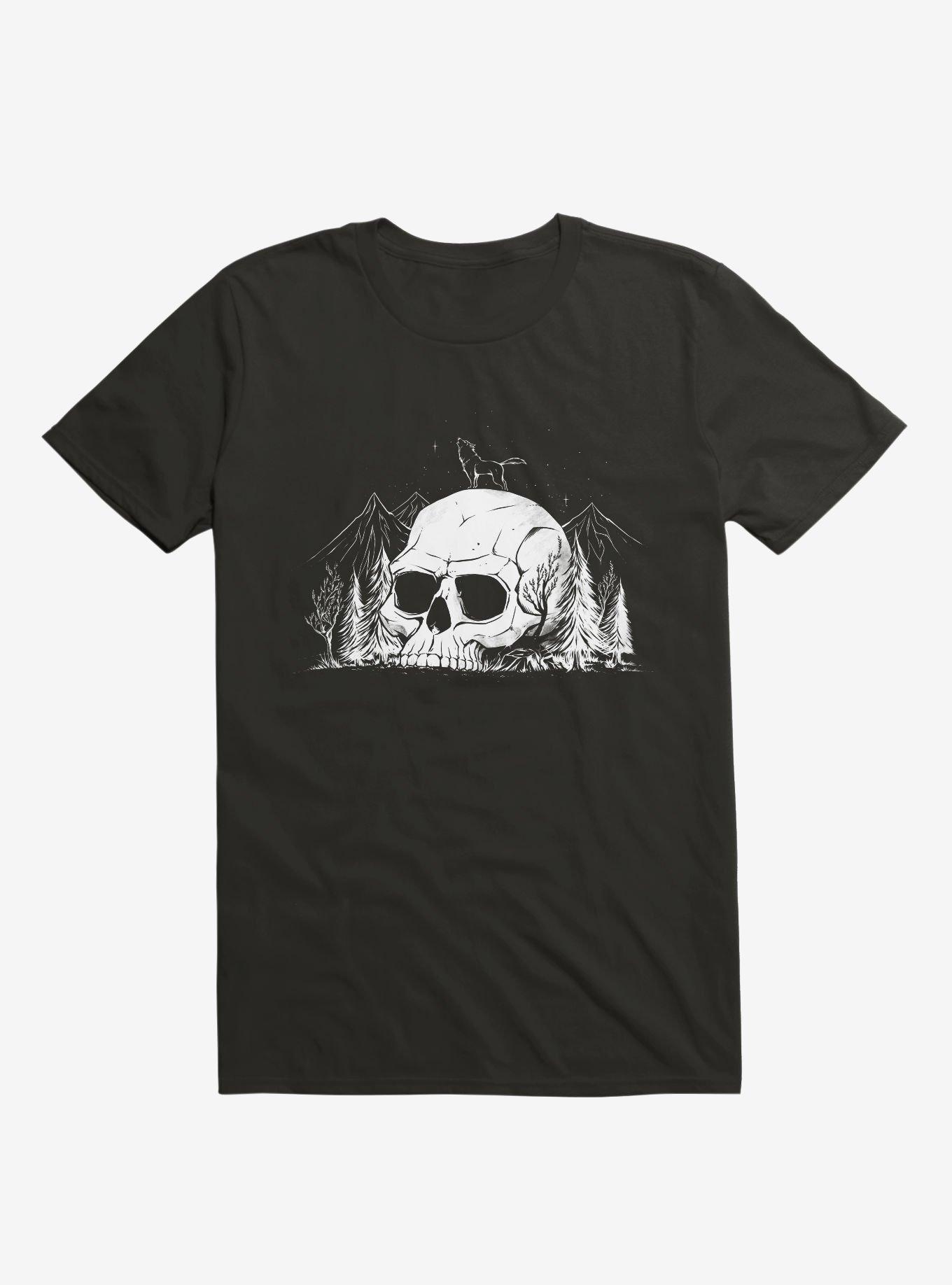 THRDLESS Skull Forest Black T-Shirt