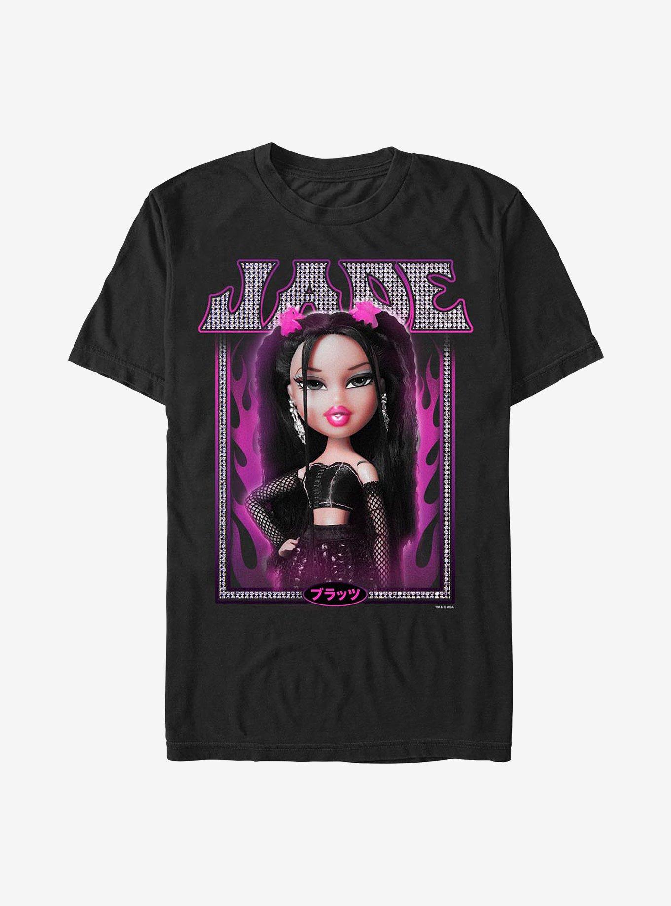 Bratz Flame Bling Jade T-Shirt - BLACK