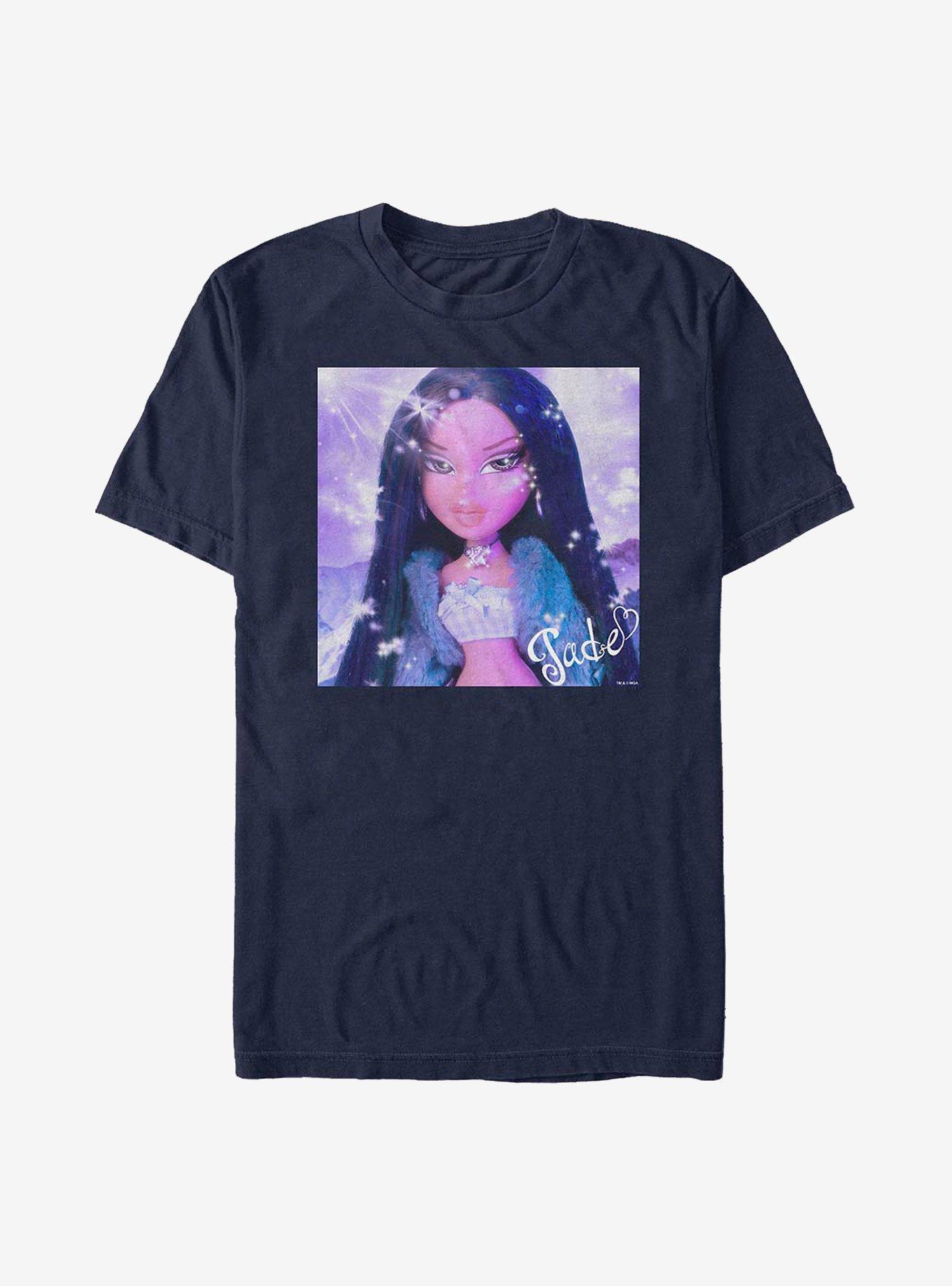 Bratz Jade Sparkle Snow T-Shirt, NAVY, hi-res