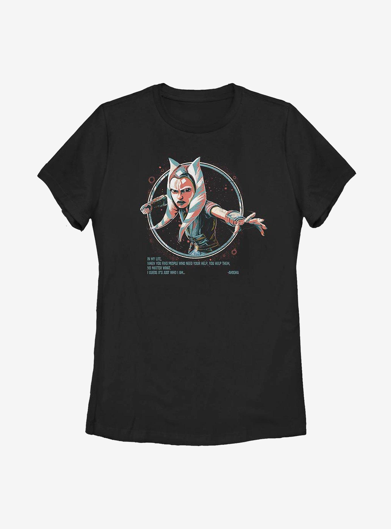 Star Wars: The Clone Wars Ahsoka Who I am Womens T-Shirt, , hi-res