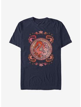 Disney Mulan Mushu Stained Glass T-Shirt, NAVY, hi-res