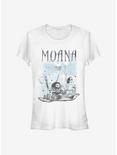 Disney Moana Sea Adventures Girls T-Shirt, WHITE, hi-res