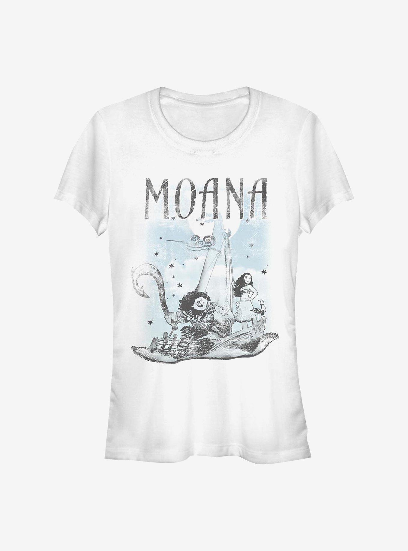 Disney Moana Sea Adventures Girls T-Shirt, WHITE, hi-res
