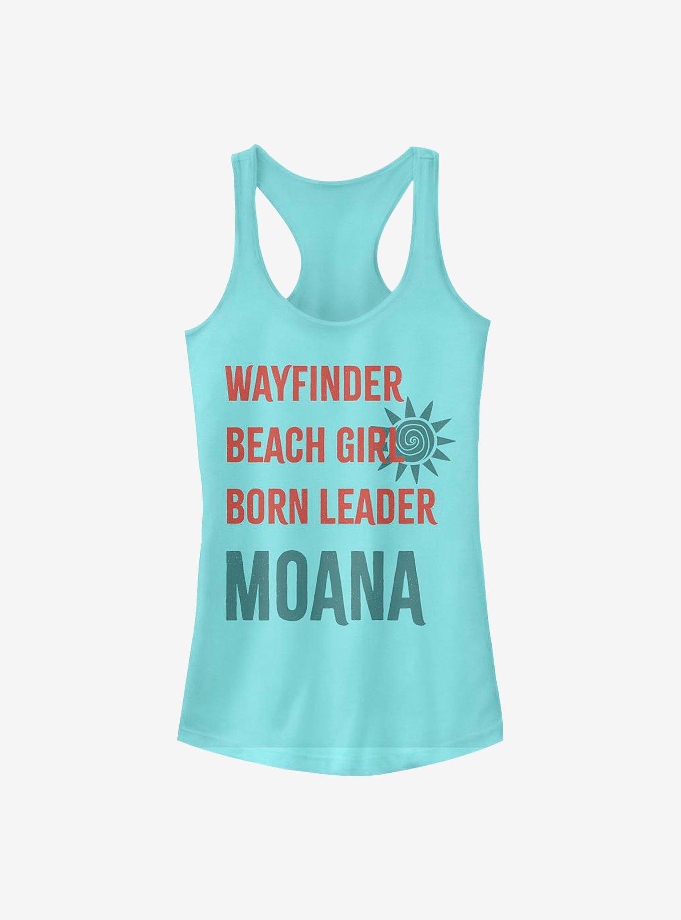 Disney Moana Born Leader Girls Tank, CANCUN, hi-res