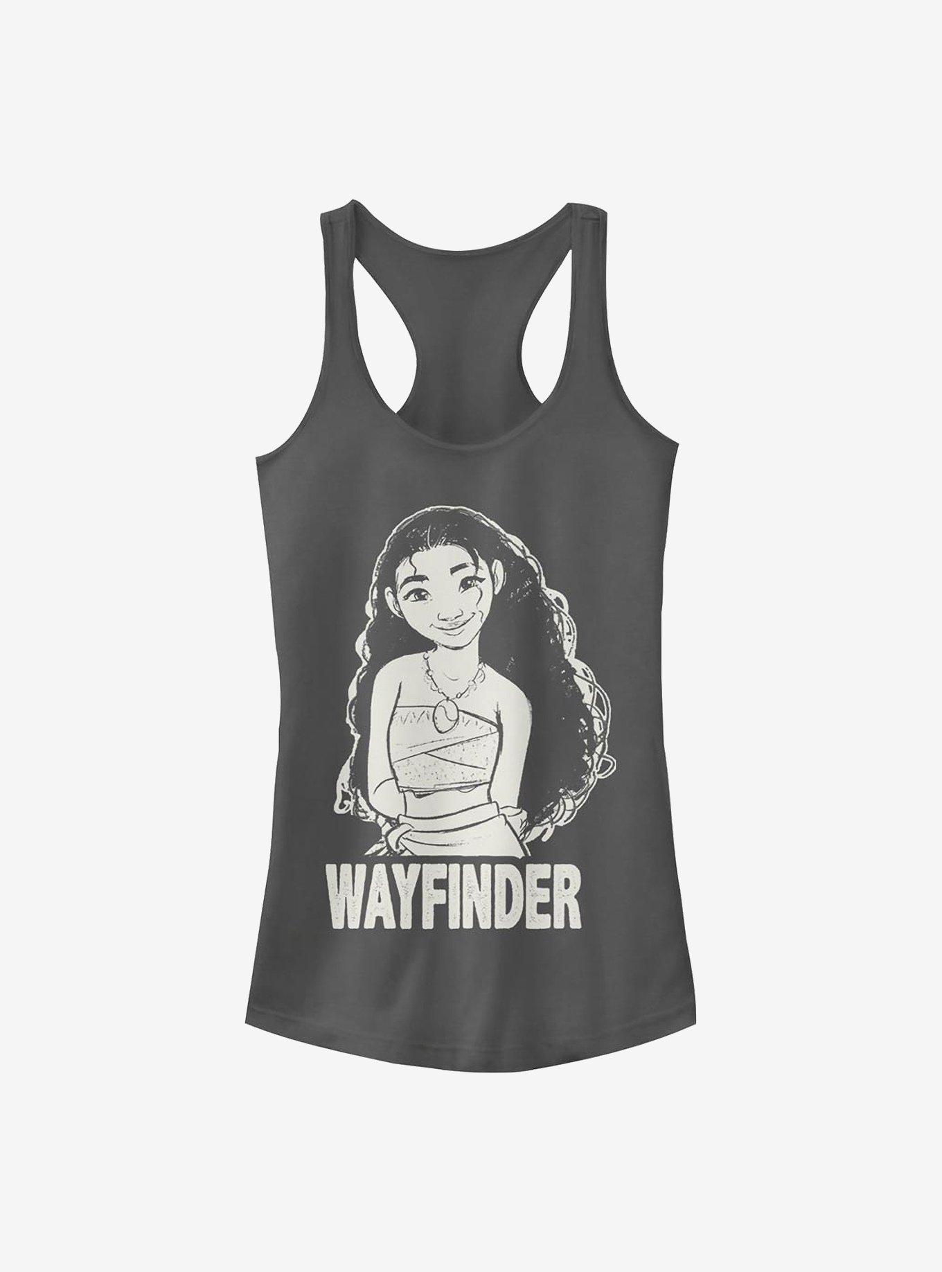 Disney Moana Wayfinder Girls Tank, CHARCOAL, hi-res