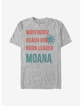 Disney Moana Born Leader T-Shirt, ATH HTR, hi-res