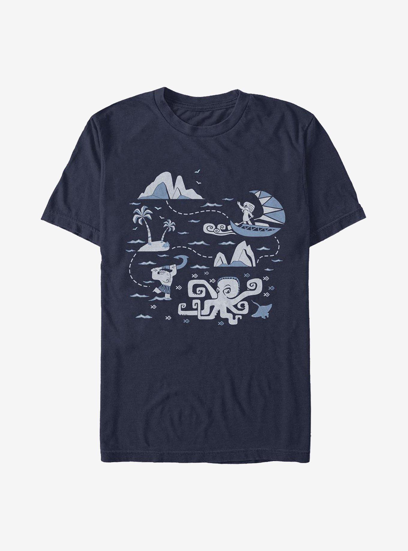 Disney Moana Voyage Collage T-Shirt