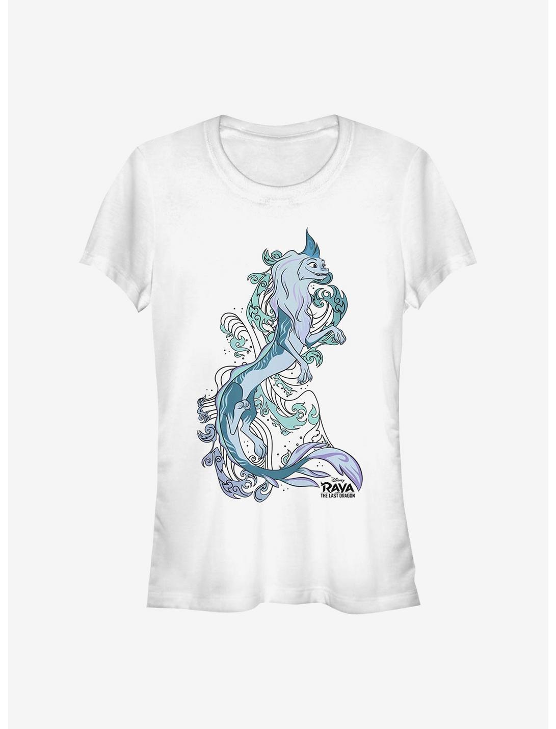 Disney Raya And The Last Dragon Sisu Waves Girls T-Shirt, WHITE, hi-res