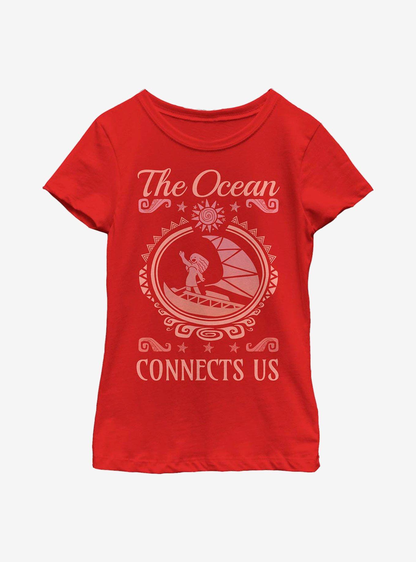 Disney Moana Connect Us Youth Girls T-Shirt, , hi-res