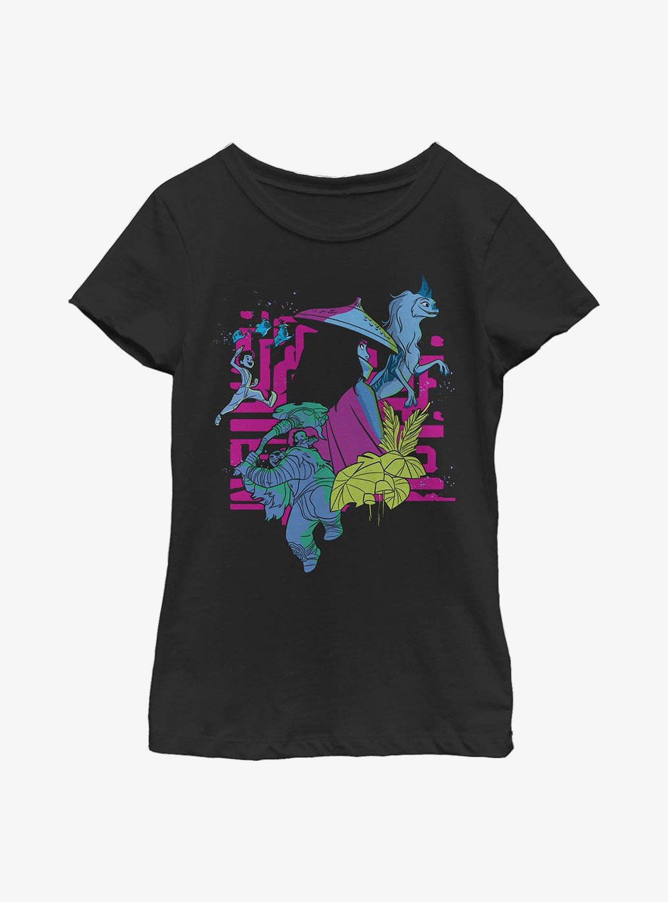 Disney Raya And The Last Dragon Group Shot Youth Girls T-Shirt, , hi-res