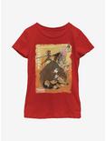 Disney Raya And The Last Dragon Bounce Group Youth Girls T-Shirt, RED, hi-res