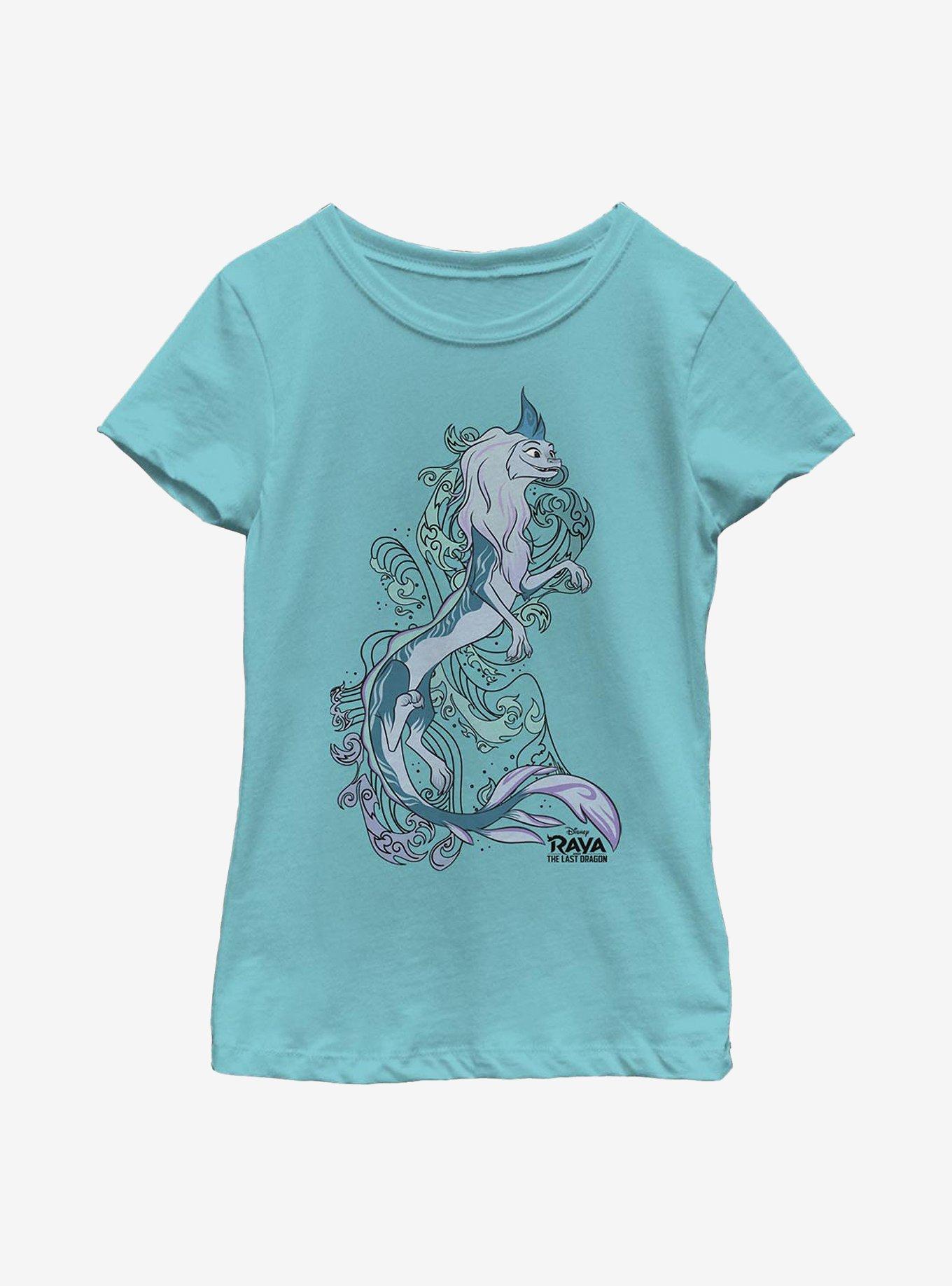 Disney Raya And The Last Dragon Sisu Waves Youth Girls T-Shirt, , hi-res