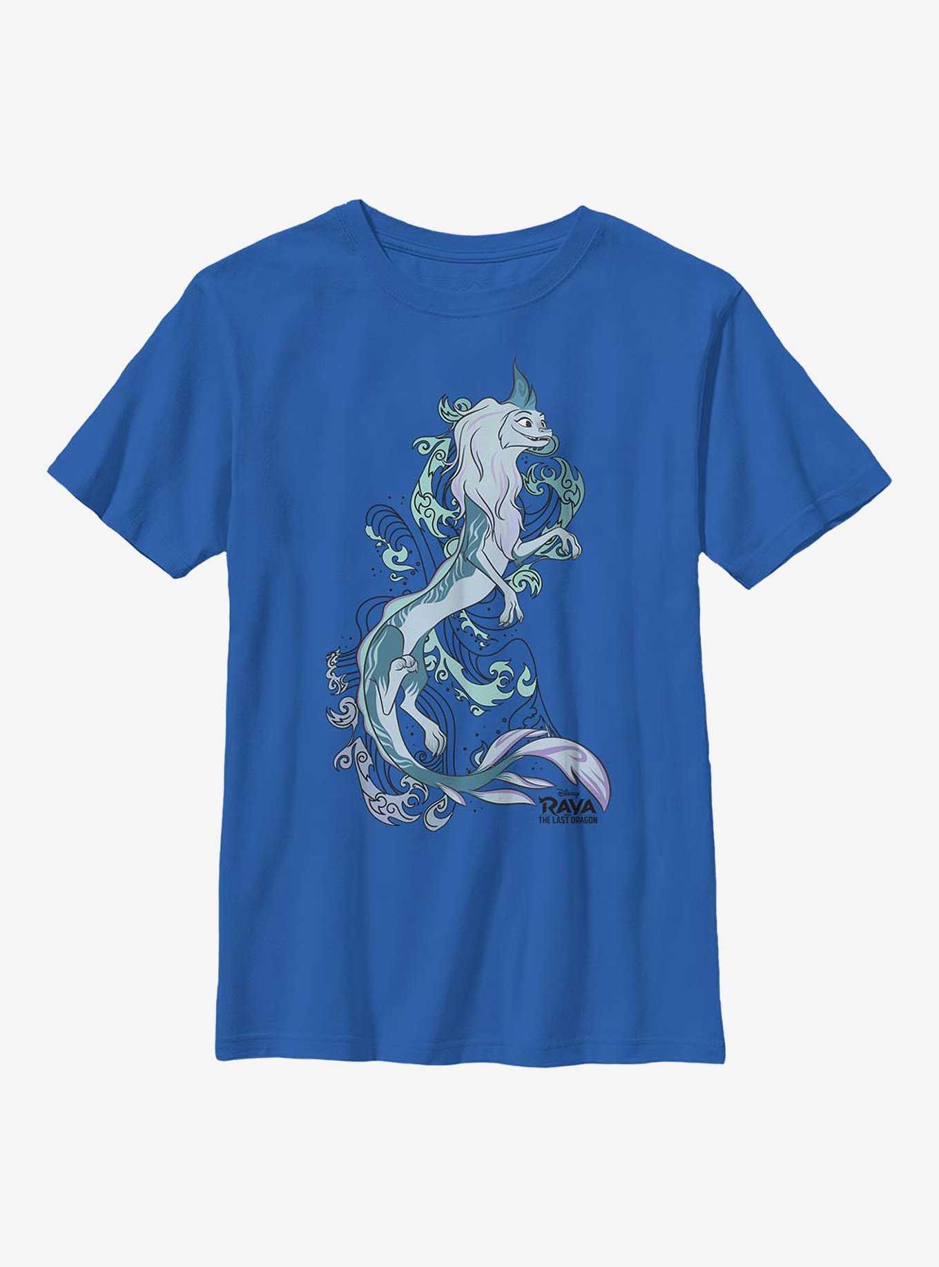 Disney Raya And The Last Dragon Sisu Waves Youth T-Shirt, , hi-res