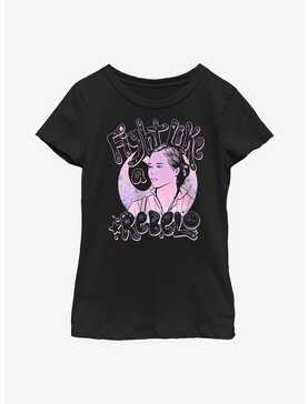 Star Wars Rebel Rose Youth Girls T-Shirt, , hi-res