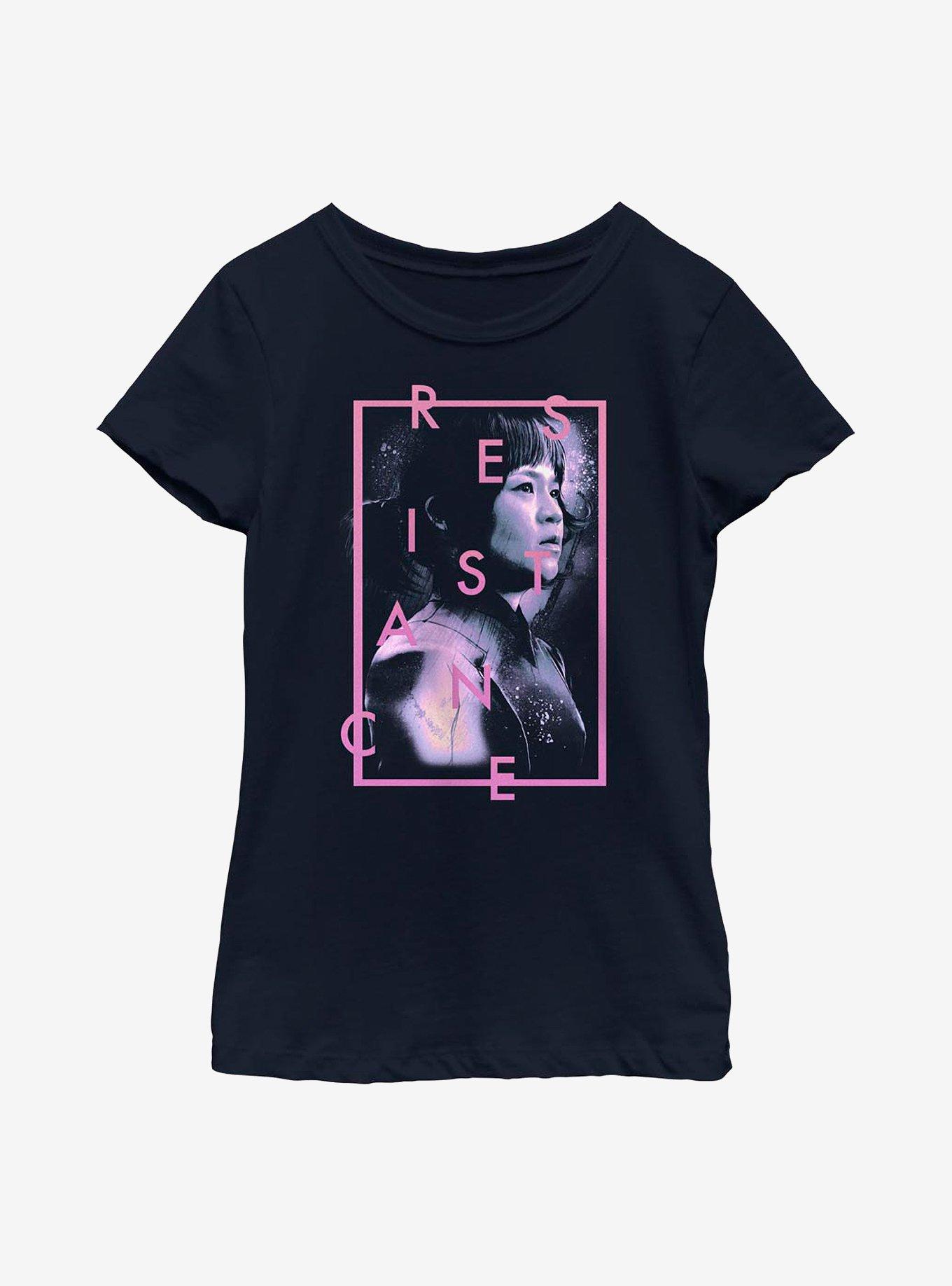 Star Wars Rose Resist Youth Girls T-Shirt, , hi-res