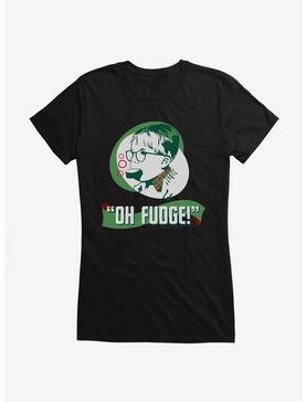 A Christmas Story "Oh Fudge!" Girls T-Shirt, BLACK, hi-res