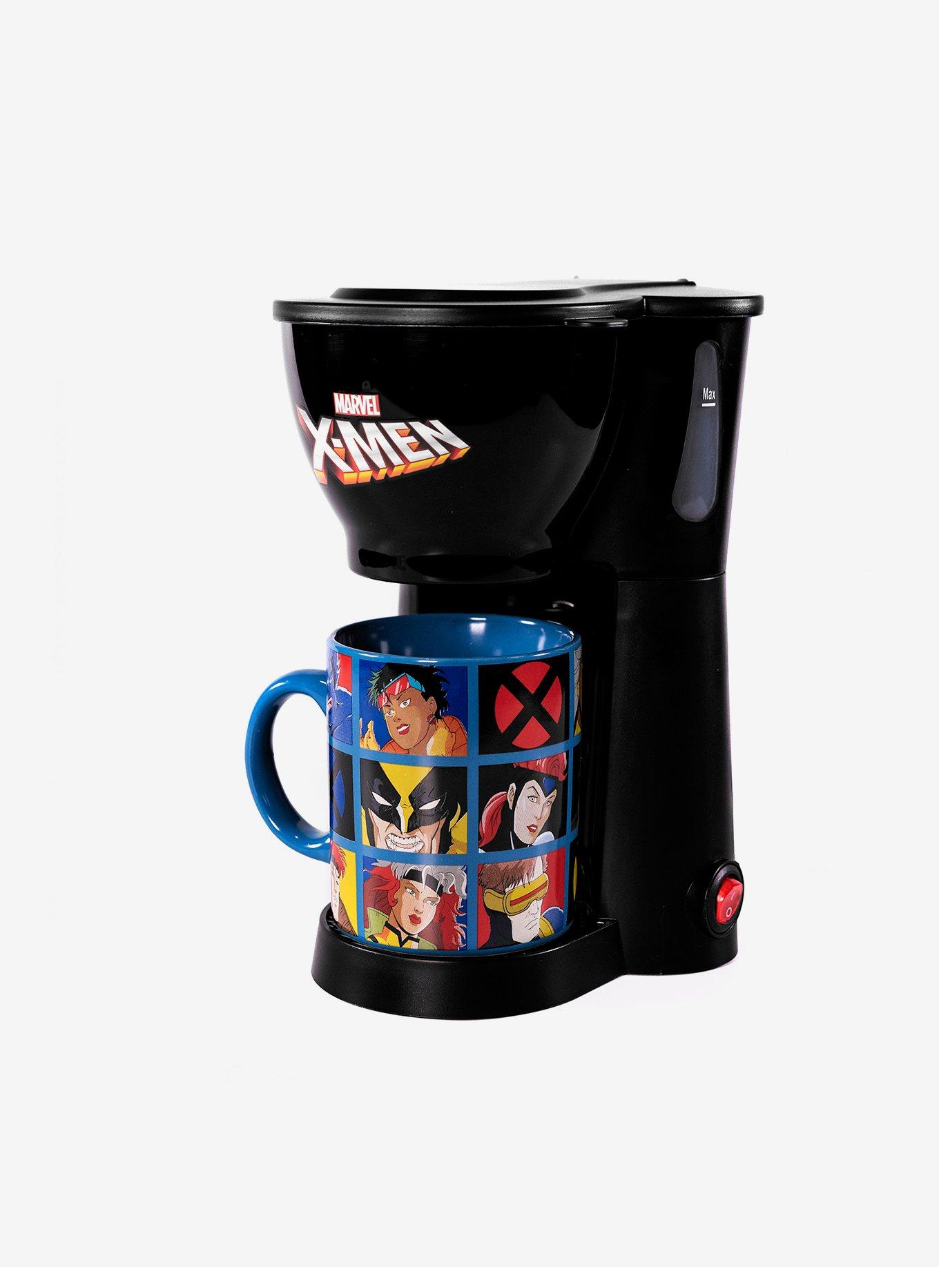 Marvel X-Men Single Cup Coffee Maker With Mug, , hi-res