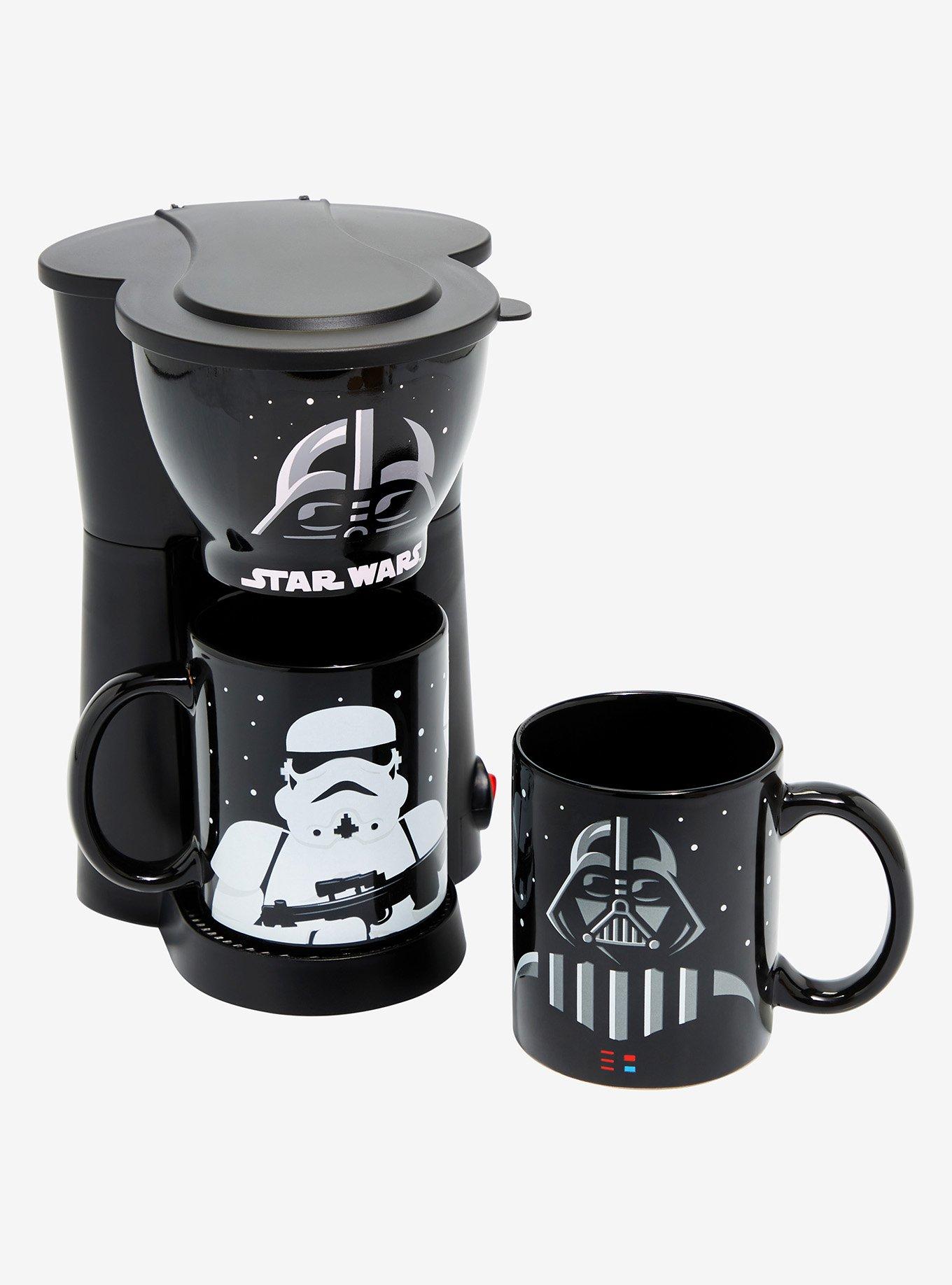 Star Wars Darth Vader/Stormtrooper Single Cup Coffee Maker w/ 2