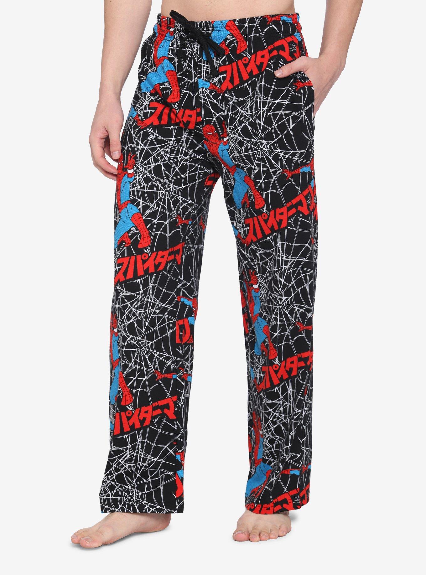 Marvel SpiderMan s Pajama Pants Hot Topic