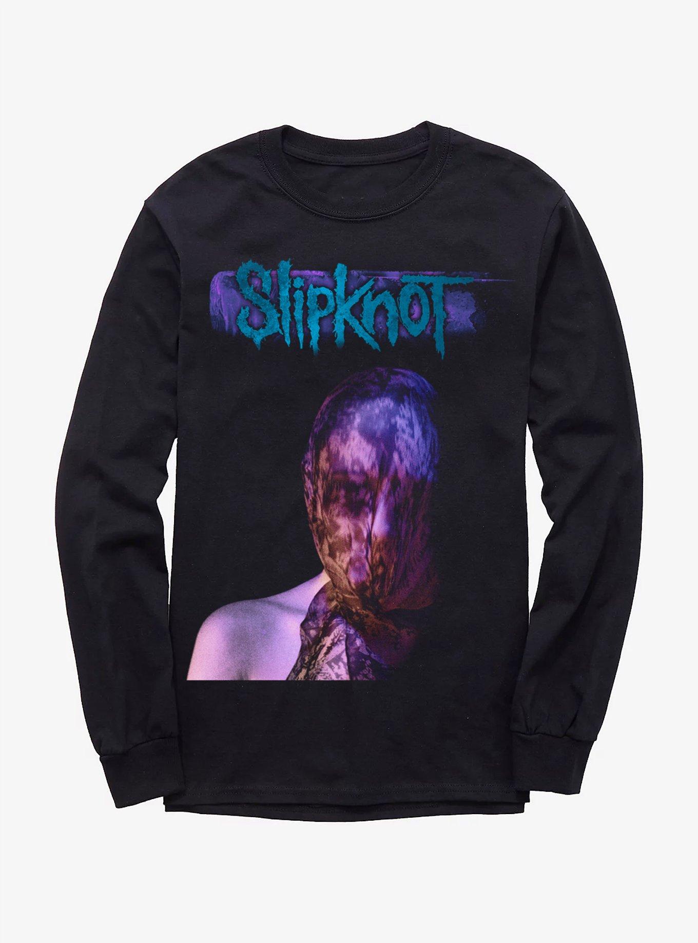 Slipknot Mask Long-Sleeve T-Shirt, BLACK, hi-res
