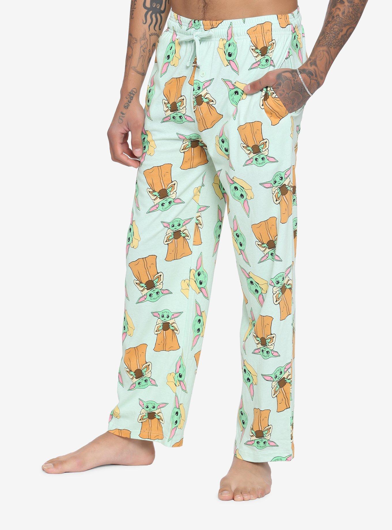 Star Wars The Mandalorian The Child With Soup Pajama Pants | Hot Topic