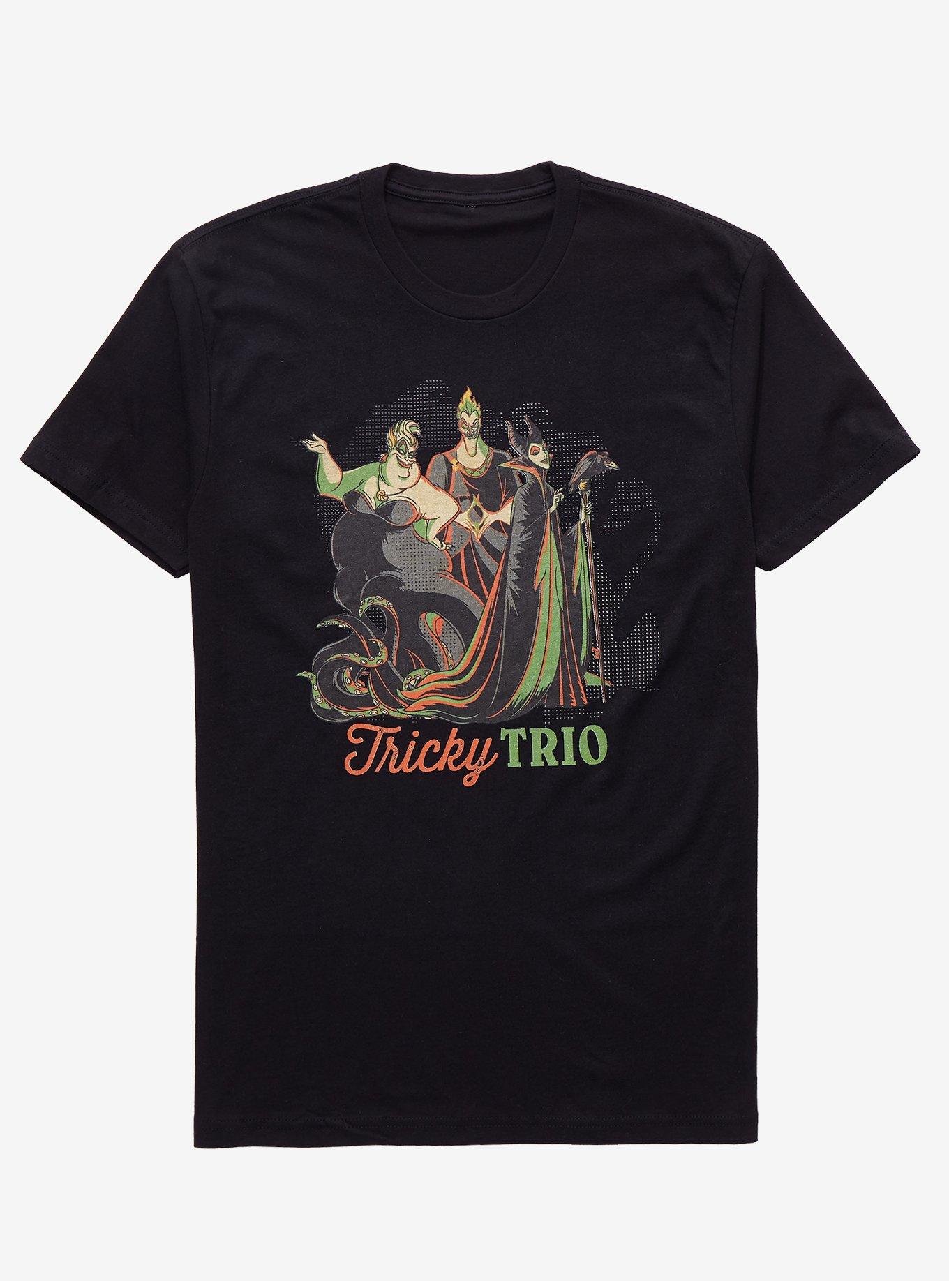 Disney Villains Tricky Trio T-Shirt, BLACK, hi-res