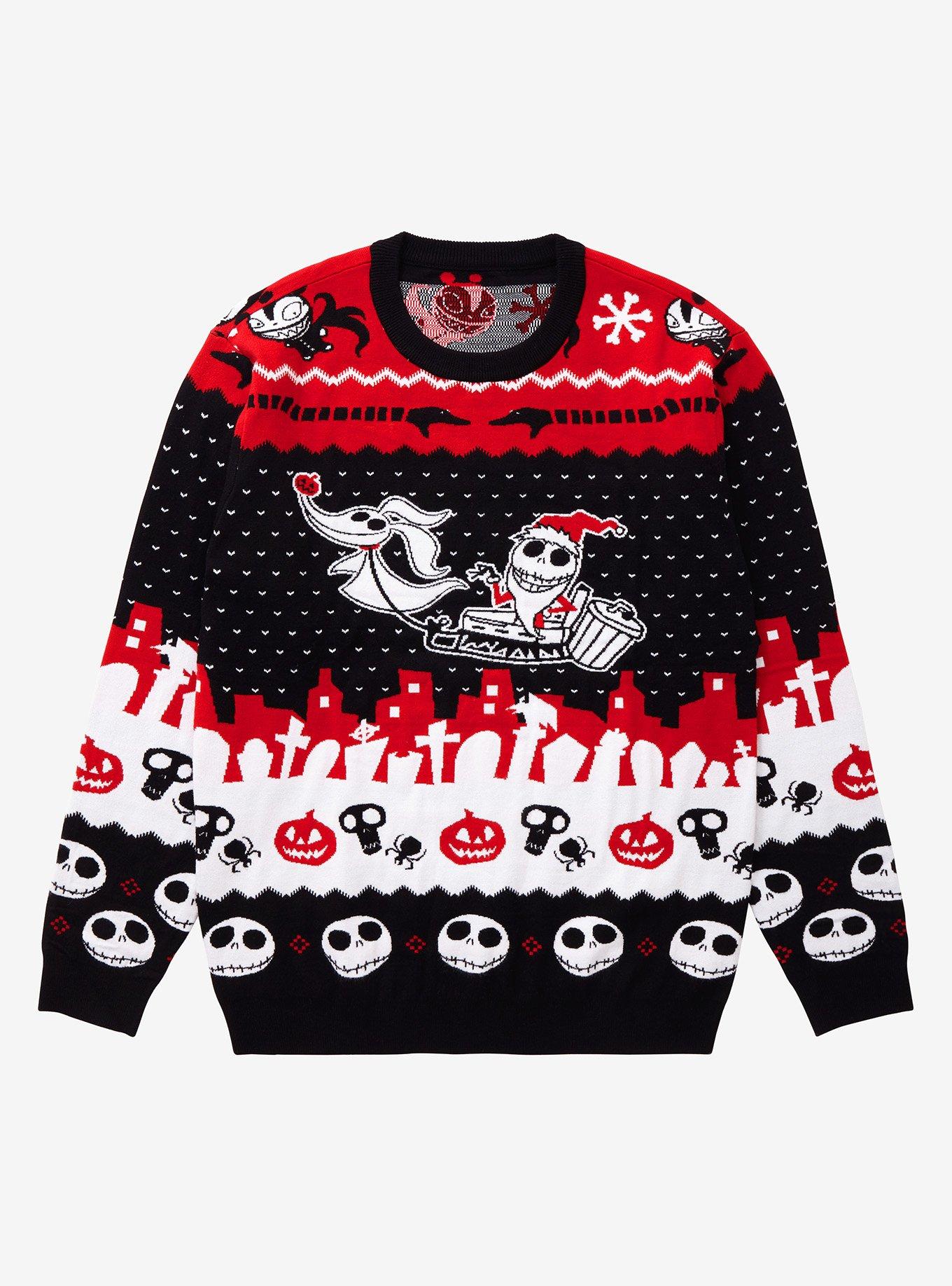 Jack skellington christmas sweater sale