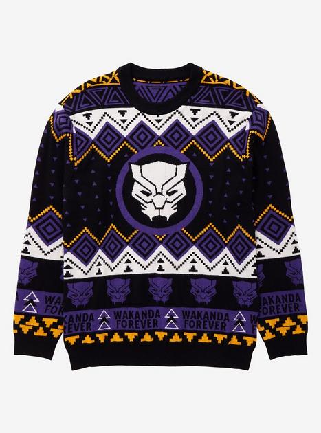 Black panther sales ugly sweater